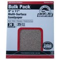 Gator Finishing Ali Industries 4213 9 x 11 in. Extra Coarse 40 Grit General Purpose Sandpaper; 25 Count 214353